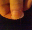 Plectrum with closed fingers